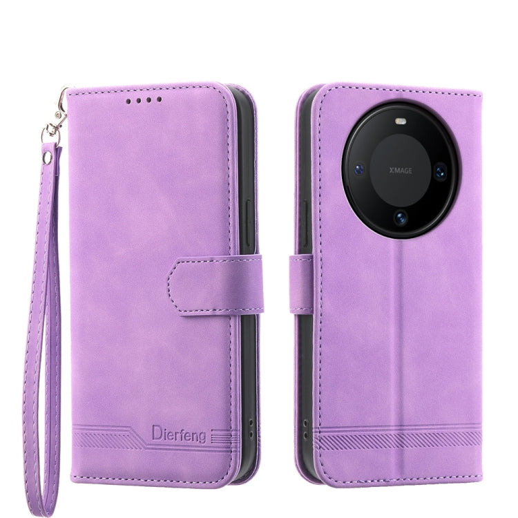 Dierfeng Dream Line TPU Hybrid PU Leather Phone Case, For Huawei nova 13 Pro, For Huawei Mate 60, For Huawei Mate 60 Pro, For Huawei nova 11 Pro 4G, For Huawei nova 11