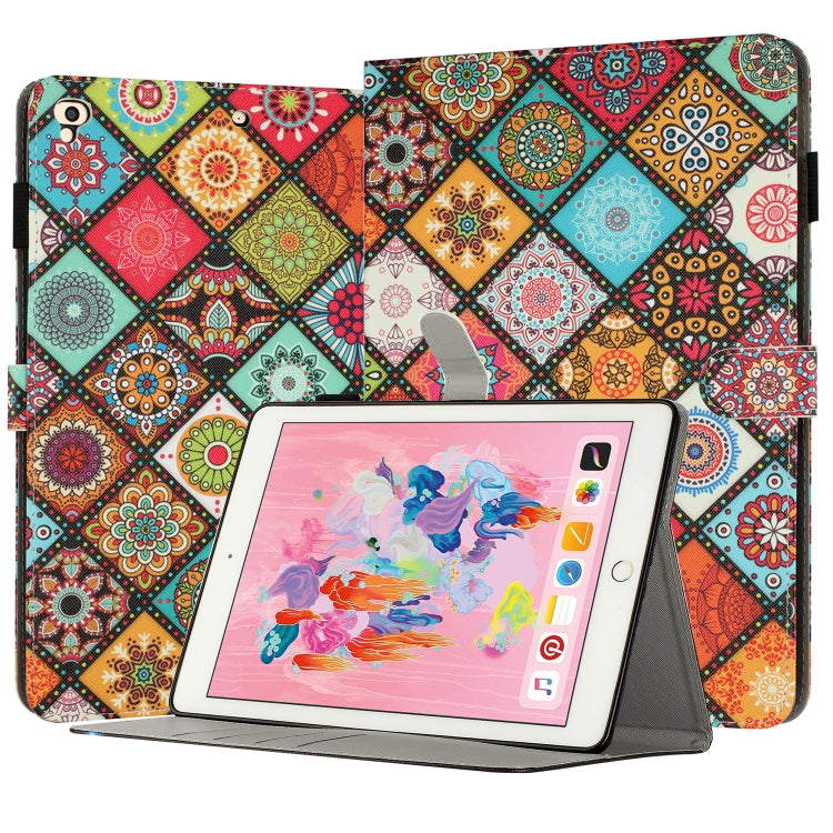 Painted Leather Smart Tablet Case, For iPad mini 6 / mini 2024, For iPad Pro 11 2022 / 2021 / 2020, For iPad 10th Gen 10.9 2022, For iPad 10.2 2021 / 2020, For iPad mini 5 / 4 / 3 / 2 / 1, For iPad Air / Air 2 / 9.7 2017 / 2018