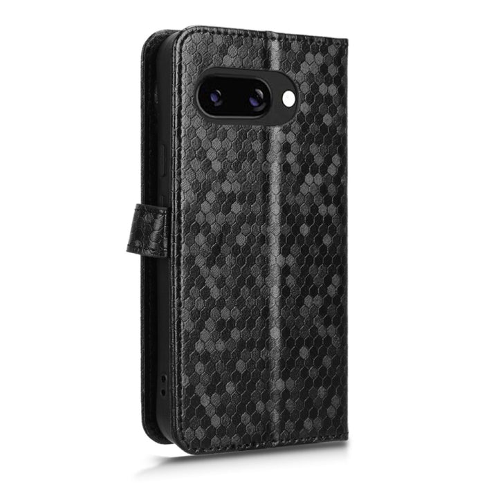 Honeycomb Dot Texture Leather Phone Case, For Google Pixel 9a, For Google Pixel 9 Pro XL, For Google Pixel 9 Pro, For Google Pixel 9, For Google Pixel 8a, For Google Pixel 8 Pro