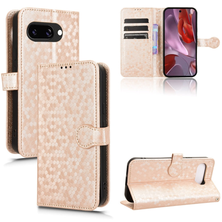 Honeycomb Dot Texture Leather Phone Case, For Google Pixel 9a, For Google Pixel 9 Pro XL, For Google Pixel 9 Pro, For Google Pixel 9, For Google Pixel 8a, For Google Pixel 8 Pro