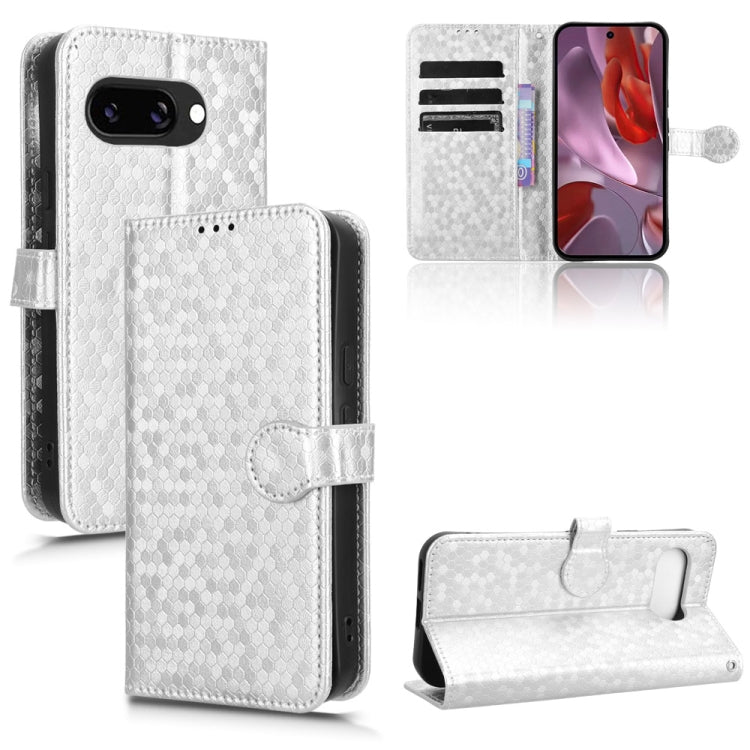 Honeycomb Dot Texture Leather Phone Case, For Google Pixel 9a, For Google Pixel 9 Pro XL, For Google Pixel 9 Pro, For Google Pixel 9, For Google Pixel 8a, For Google Pixel 8 Pro