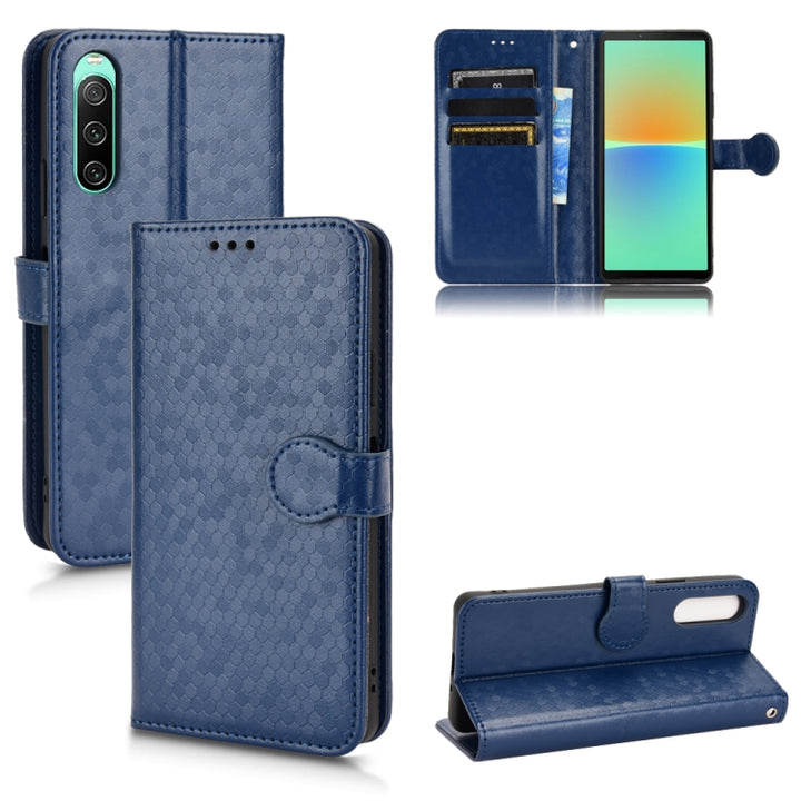 Honeycomb Dot Texture Leather Phone Case, For Sony Xperia 10 VI, For Sony Xperia 1 VI, For Sony Xperia 1 V, For Sony Xperia 10 V