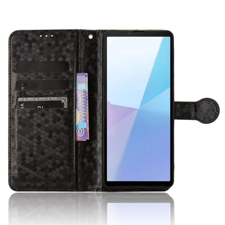 Honeycomb Dot Texture Leather Phone Case, For Sony Xperia 10 VI, For Sony Xperia 1 VI, For Sony Xperia 1 V, For Sony Xperia 10 V