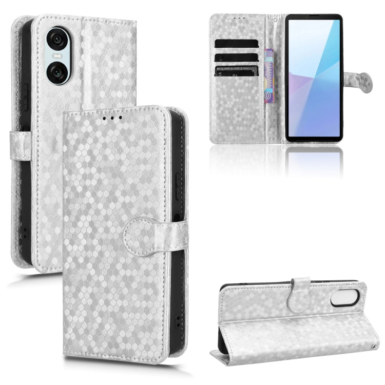 Honeycomb Dot Texture Leather Phone Case, For Sony Xperia 10 VI, For Sony Xperia 1 VI, For Sony Xperia 1 V, For Sony Xperia 10 V