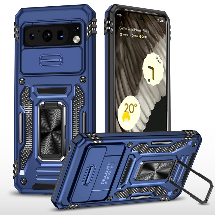 Armor PC + TPU Camera Shield Phone Case, For Google Pixel 8 Pro, For Google Pixel 8