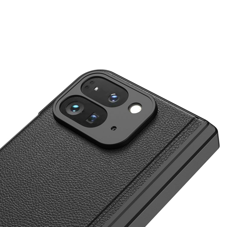 GKK Integrated Fold Hinge Leather Phone Case with Holder, For Google Pixel 9 Pro Fold, For Google Pixel Fold