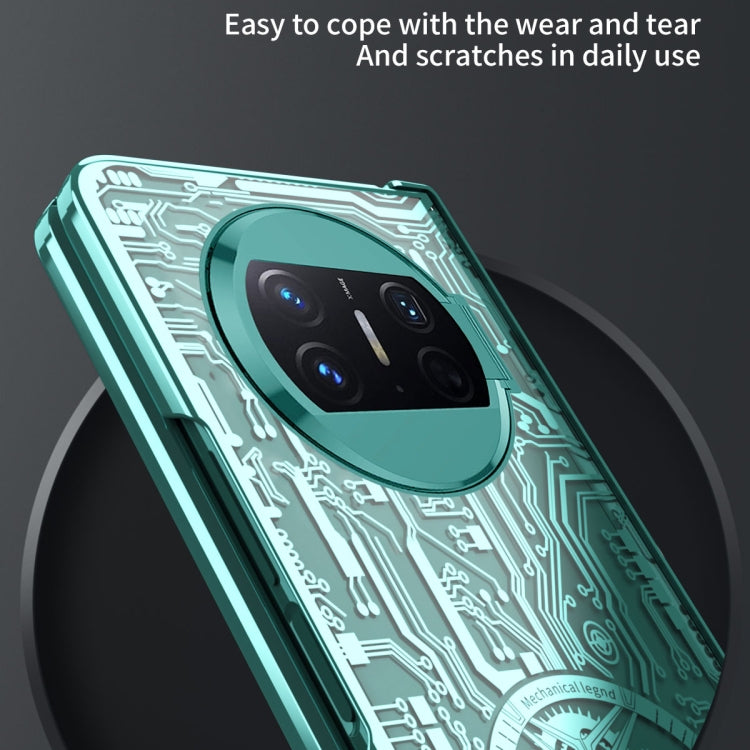 Mechanical Legend Integrated Electroplating All-inclusive Phone Case, For Huawei Mate X3