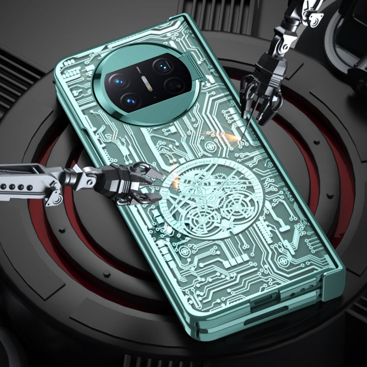 Mechanical Legend Integrated Electroplating All-inclusive Phone Case, For Huawei Mate X3