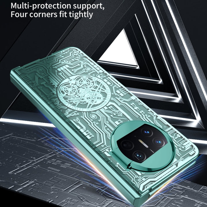 Mechanical Legend Integrated Electroplating All-inclusive Phone Case, For Huawei Mate X3