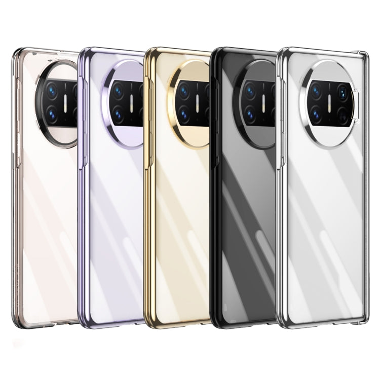 Electroplating PC Folding Phone Case with Hinge, For Huawei Mate X3