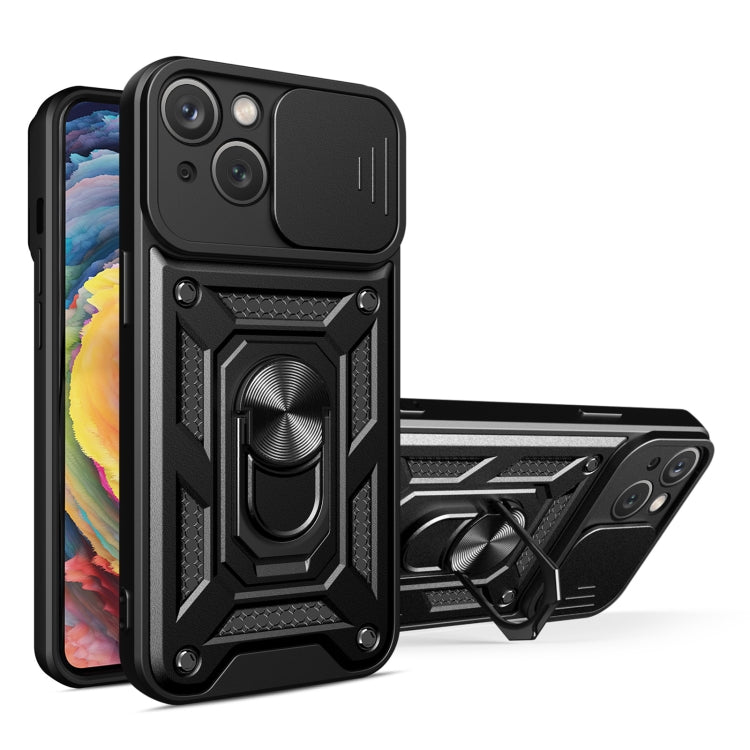 Sliding Camera Cover Design TPU+PC Phone Case, For iPhone 15