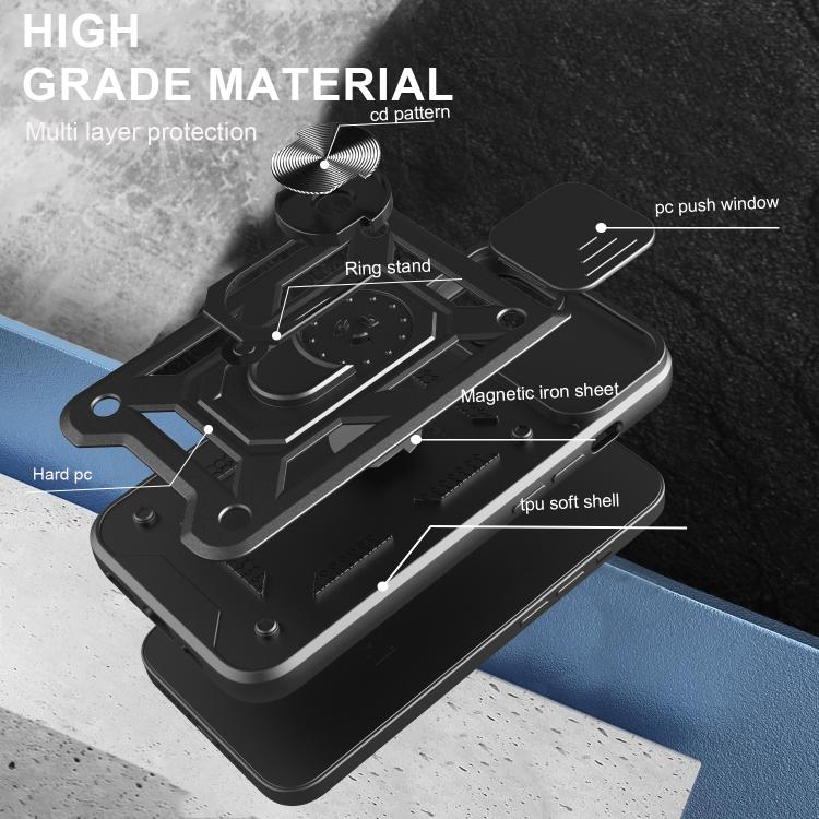 Sliding Camera Cover Design TPU+PC Phone Case, For iPhone 16e, For iPhone 16 Pro Max, For iPhone 16 Pro, For iPhone 16 Plus