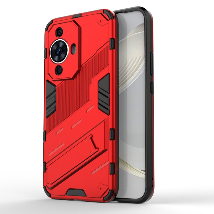 Punk Armor 2 in 1 PC + TPU Phone Case with Holder, For Huawei Mate 60 Pro, For Huawei nova 11i 4G, For Huawei nova 11 Pro 4G, For Huawei nova 11 4G