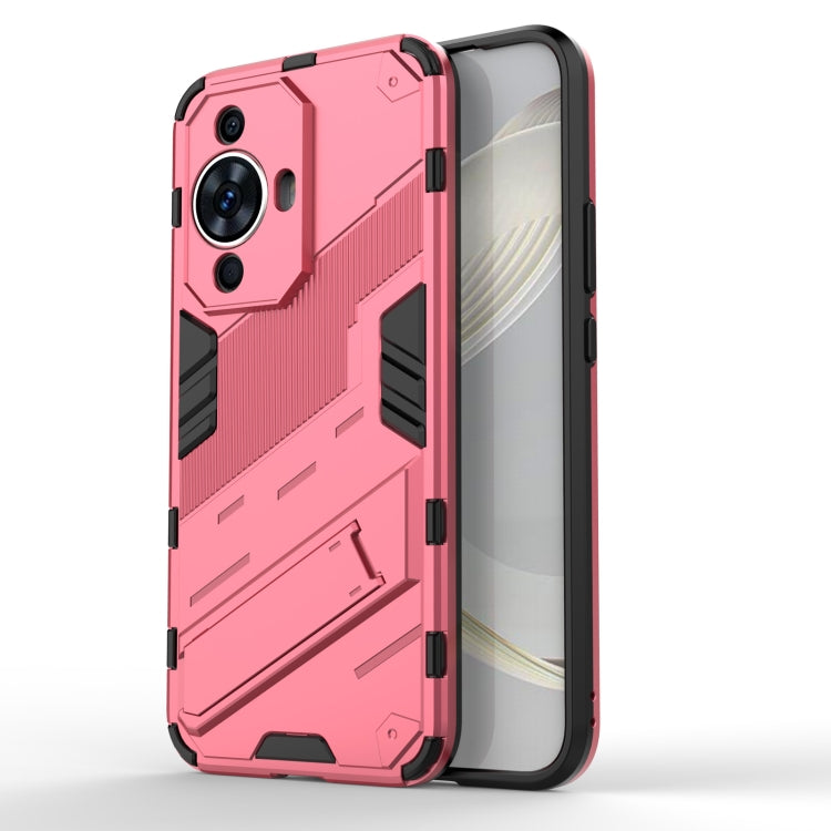 Punk Armor 2 in 1 PC + TPU Phone Case with Holder, For Huawei Mate 60 Pro, For Huawei nova 11i 4G, For Huawei nova 11 Pro 4G, For Huawei nova 11 4G