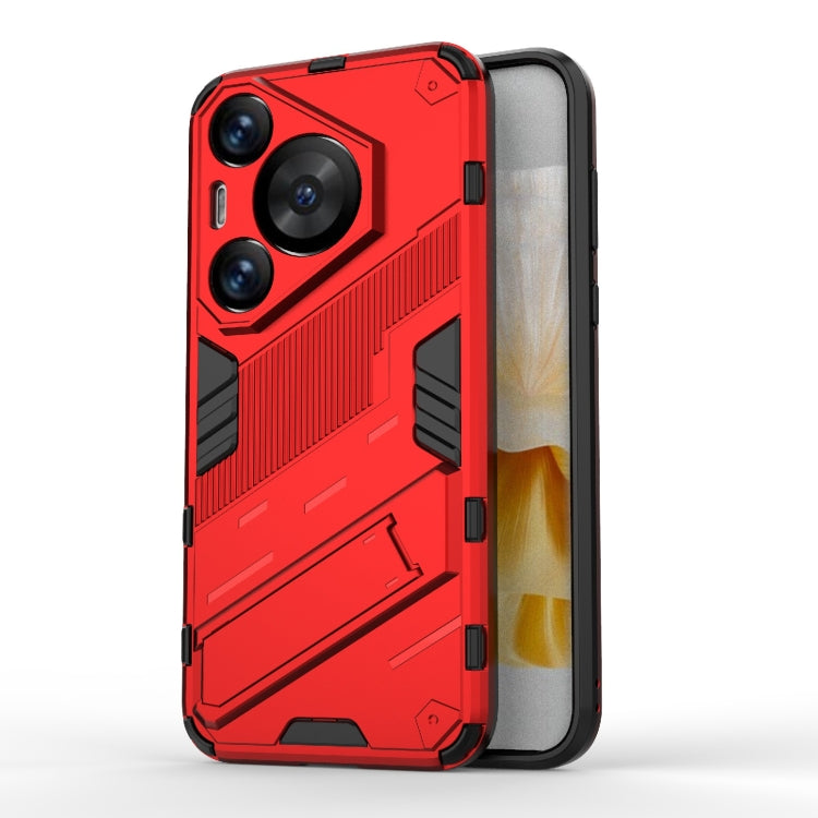 Punk Armor 2 in 1 PC + TPU Phone Case with Holder, For Huawei Mate 70 Pro / 70 Pro+, For Huawei Pura 70 Pro / 70 Pro+, For Huawei Pura 70 Ultra, For Huawei Pura 70