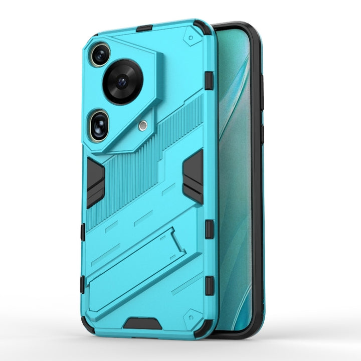 Punk Armor 2 in 1 PC + TPU Phone Case with Holder, For Huawei Mate 70 Pro / 70 Pro+, For Huawei Pura 70 Pro / 70 Pro+, For Huawei Pura 70 Ultra, For Huawei Pura 70