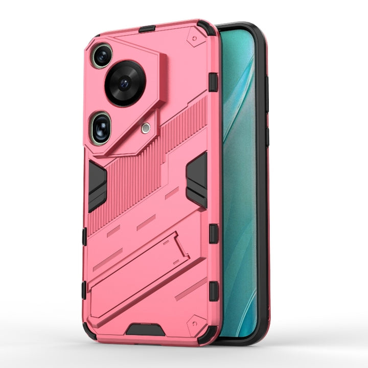 Punk Armor 2 in 1 PC + TPU Phone Case with Holder, For Huawei Mate 70 Pro / 70 Pro+, For Huawei Pura 70 Pro / 70 Pro+, For Huawei Pura 70 Ultra, For Huawei Pura 70