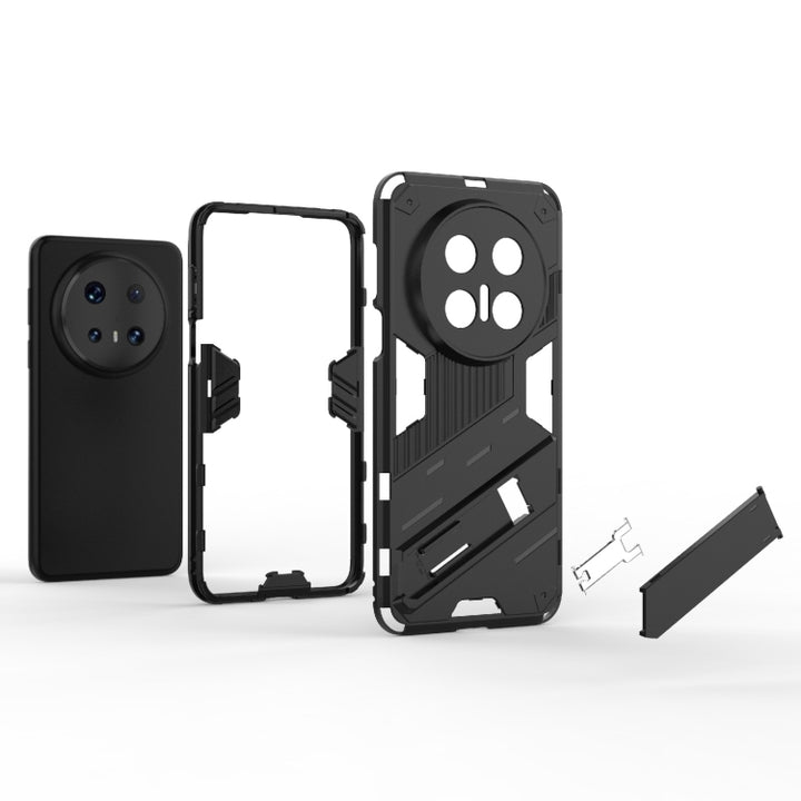 Punk Armor 2 in 1 PC + TPU Phone Case with Holder, For Huawei Mate 70 Pro / 70 Pro+, For Huawei Pura 70 Pro / 70 Pro+, For Huawei Pura 70 Ultra, For Huawei Pura 70