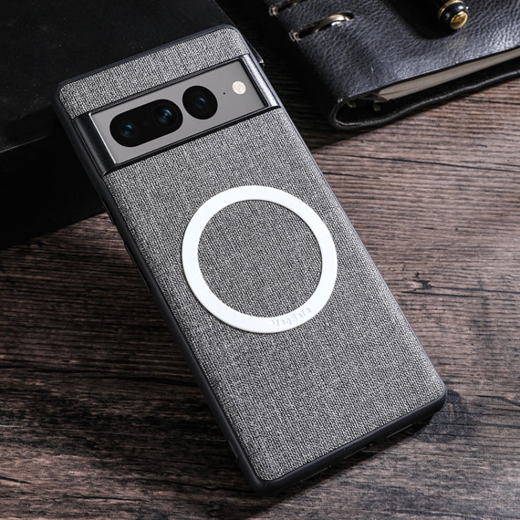 Magsafe Magnetic Ring Cloth Texture Phone Case, For Google Pixel 8 Pro, For Google Pixel 8