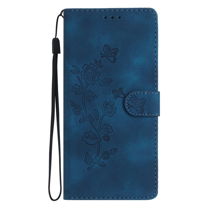 Flower Butterfly Embossing Pattern Leather Phone Case, For Huawei P30 lite, For Huawei P30 Pro, For Huawei P30