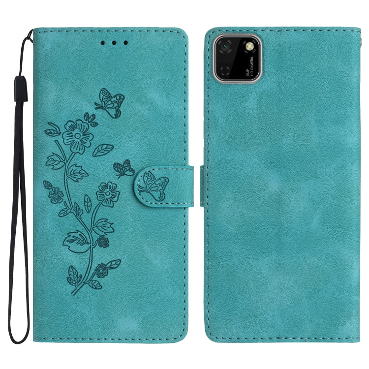 Flower Butterfly Embossing Pattern Leather Phone Case, For Huawei Y6p, For Huawei Y5p, For Huawei P40 lite, For Huawei P40 Pro, For Huawei P40