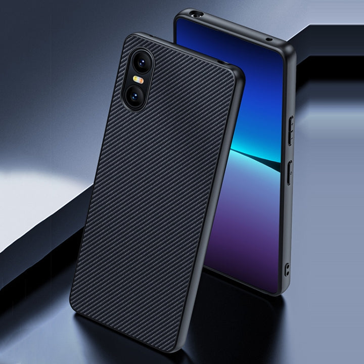 Ultra-thin Carbon Fiber Texture Printing Phone Case, For Sony Xperia 10 VI, For Sony Xperia 1 VI, For Sony Xperia 1 V