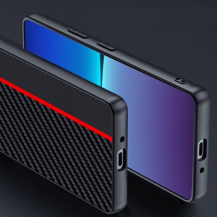 Ultra-thin Carbon Fiber Texture Printing Phone Case, For Sony Xperia 10 VI, For Sony Xperia 1 VI, For Sony Xperia 1 V