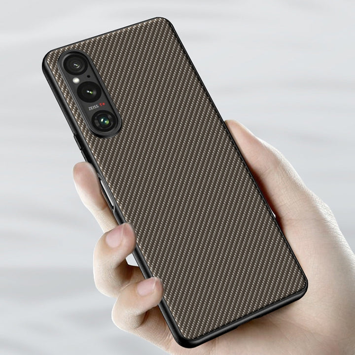 Ultra-thin Carbon Fiber Texture Printing Phone Case, For Sony Xperia 10 VI, For Sony Xperia 1 VI, For Sony Xperia 1 V