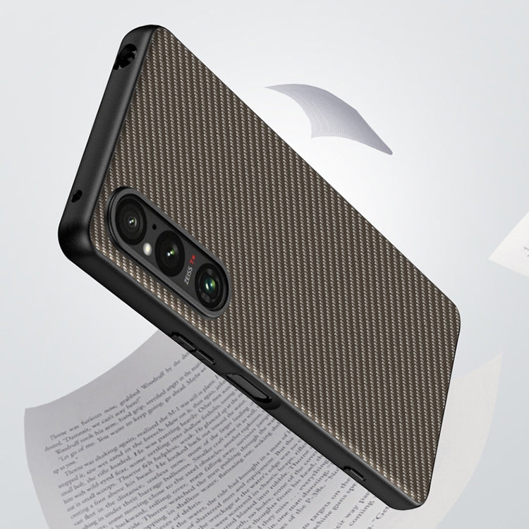 Ultra-thin Carbon Fiber Texture Printing Phone Case, For Sony Xperia 10 VI, For Sony Xperia 1 VI, For Sony Xperia 1 V