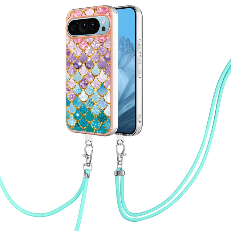 Electroplating IMD TPU Phone Case with Lanyard, For Google Pixel 9 Pro XL, For Google Pixel 9 / 9 Pro, For Google Pixel 8a, For Google Pixel 8 Pro, For Google Pixel 8