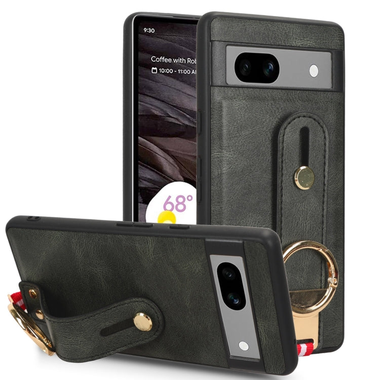 Wristband Leather Back Phone Case, For Google Pixel 8 Pro, For Google Pixel 8, For Google Pixel Fold, For Google Pixel 7a, For Google Pixel 7 Pro, For Google Pixel 7