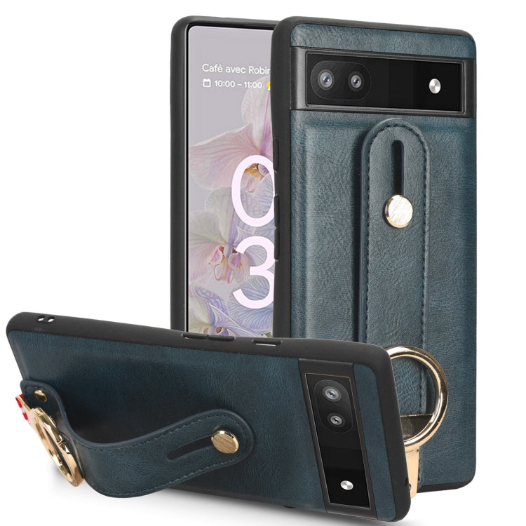 Wristband Leather Back Phone Case, For Google Pixel 6a, For Google Pixel 6 Pro, For Google Pixel 6