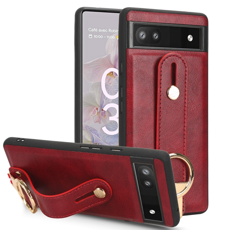 Wristband Leather Back Phone Case, For Google Pixel 6a, For Google Pixel 6 Pro, For Google Pixel 6