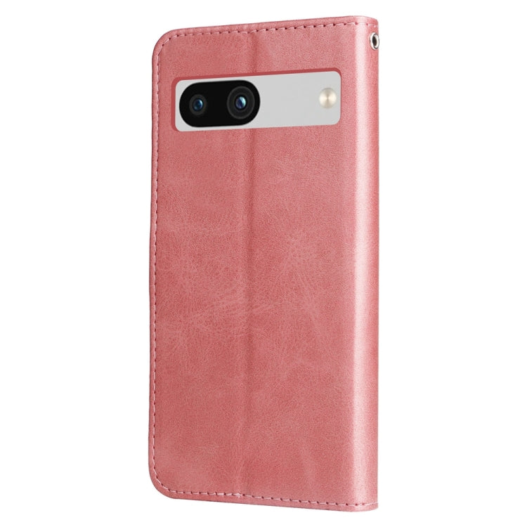 Fashion Calf Texture Zipper Leather Phone Case, For Google Pixel 7a, For Google Pixel 7 Pro, For Google Pixel 7