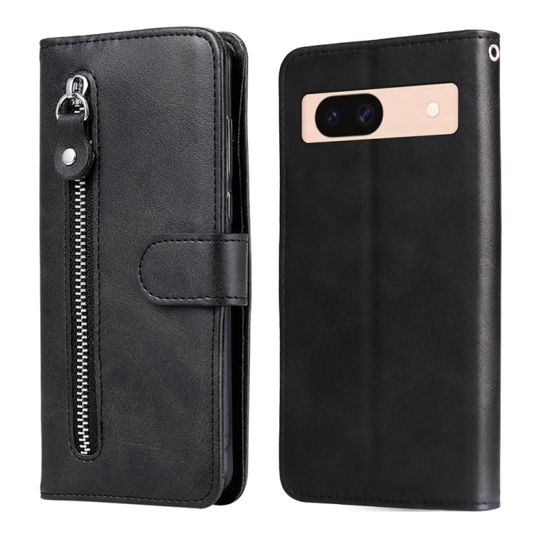 Fashion Calf Texture Zipper Leather Phone Case, For Google Pixel 9a, For Google Pixel 9 Pro, For Google Pixel 9, For Google Pixel 8a, For Google Pixel 8 Pro, For Google Pixel 8