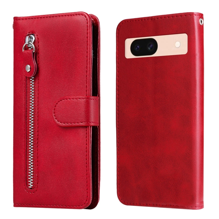 Fashion Calf Texture Zipper Leather Phone Case, For Google Pixel 9a, For Google Pixel 9 Pro, For Google Pixel 9, For Google Pixel 8a, For Google Pixel 8 Pro, For Google Pixel 8