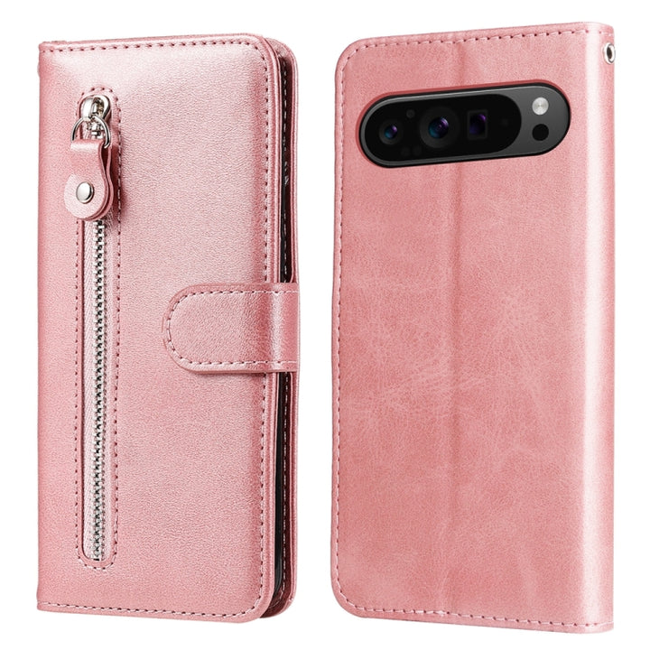 Fashion Calf Texture Zipper Leather Phone Case, For Google Pixel 9a, For Google Pixel 9 Pro, For Google Pixel 9, For Google Pixel 8a, For Google Pixel 8 Pro, For Google Pixel 8