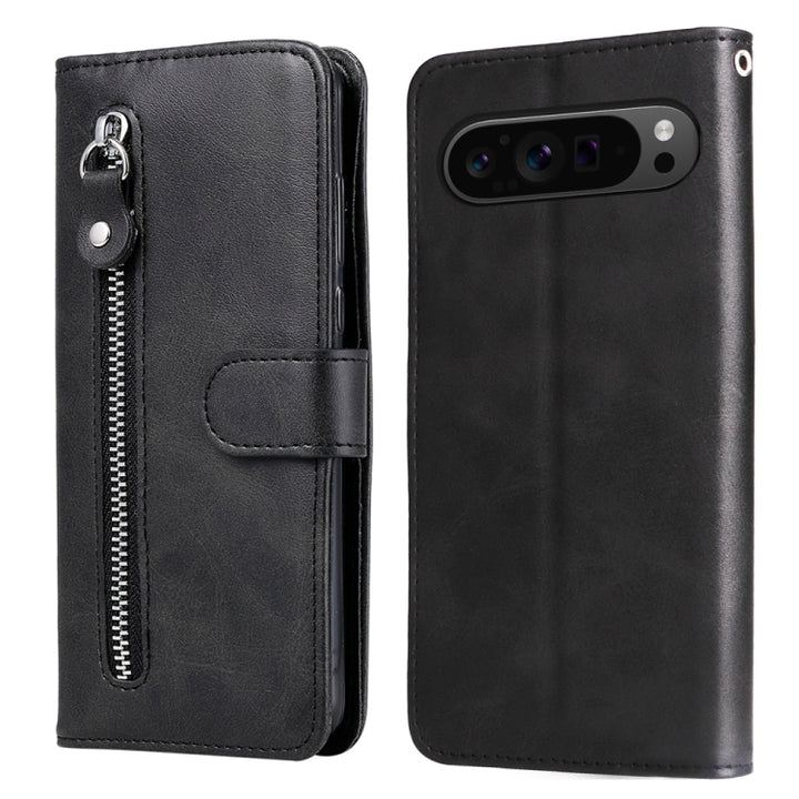 Fashion Calf Texture Zipper Leather Phone Case, For Google Pixel 9a, For Google Pixel 9 Pro, For Google Pixel 9, For Google Pixel 8a, For Google Pixel 8 Pro, For Google Pixel 8