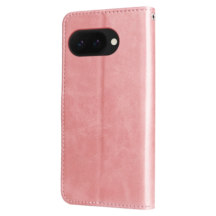 Fashion Calf Texture Zipper Leather Phone Case, For Google Pixel 9a, For Google Pixel 9 Pro, For Google Pixel 9, For Google Pixel 8a, For Google Pixel 8 Pro, For Google Pixel 8