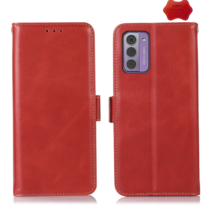 Magnetic Crazy Horse Texture Genuine Leather RFID Phone Case, For Nokia G42 5G, For Nokia XR21, For Nokia C110