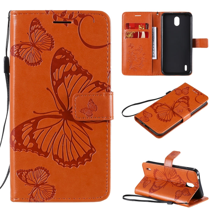 3D Butterflies Embossing Pattern Horizontal Flip Leather Case with Holder & Card Slot & Wallet, For Nokia 1.3, For Nokia 2.3, For Sony Xperia L4, For Sony Xperia 10 II