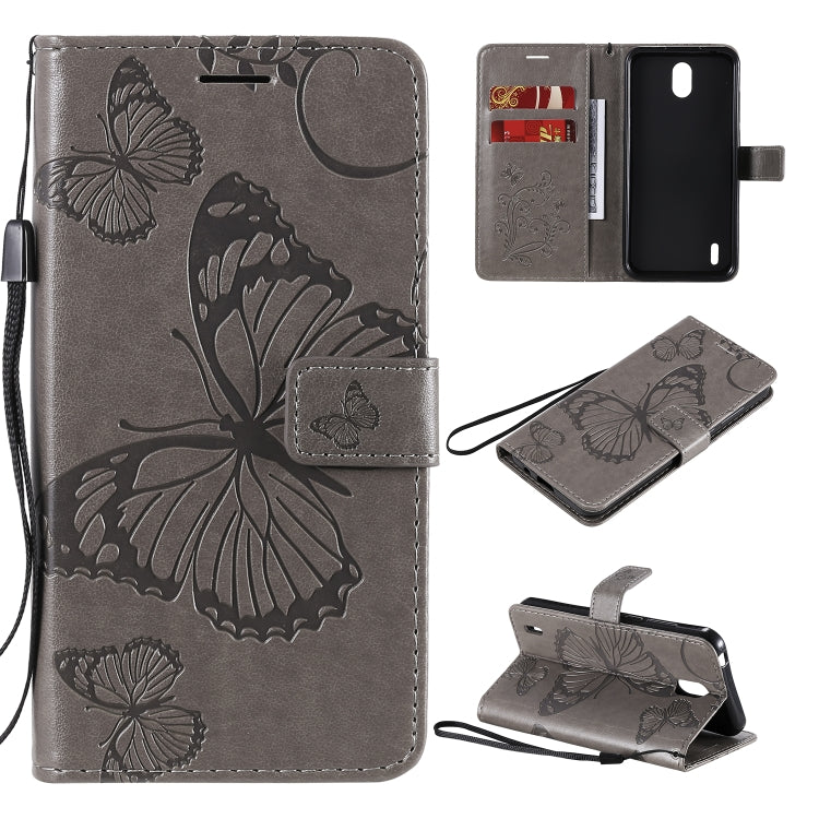 3D Butterflies Embossing Pattern Horizontal Flip Leather Case with Holder & Card Slot & Wallet, For Nokia 1.3, For Nokia 2.3, For Sony Xperia L4, For Sony Xperia 10 II