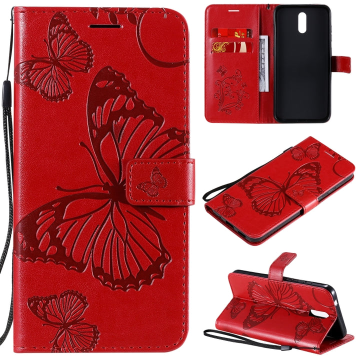 3D Butterflies Embossing Pattern Horizontal Flip Leather Case with Holder & Card Slot & Wallet, For Nokia 1.3, For Nokia 2.3, For Sony Xperia L4, For Sony Xperia 10 II