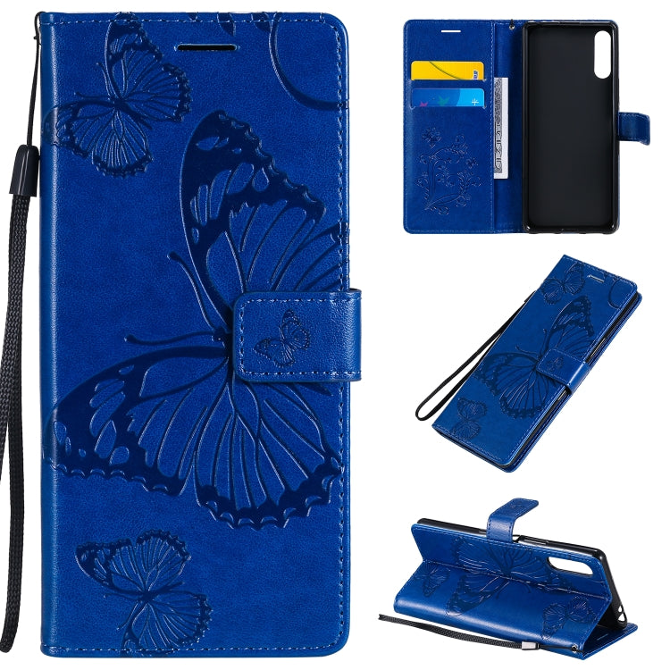 3D Butterflies Embossing Pattern Horizontal Flip Leather Case with Holder & Card Slot & Wallet, For Nokia 1.3, For Nokia 2.3, For Sony Xperia L4, For Sony Xperia 10 II