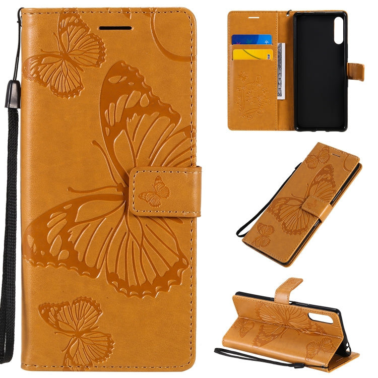 3D Butterflies Embossing Pattern Horizontal Flip Leather Case with Holder & Card Slot & Wallet, For Nokia 1.3, For Nokia 2.3, For Sony Xperia L4, For Sony Xperia 10 II