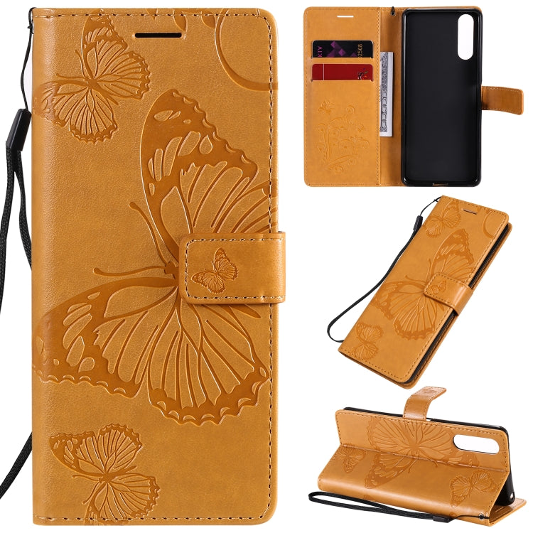 3D Butterflies Embossing Pattern Horizontal Flip Leather Case with Holder & Card Slot & Wallet, For Nokia 1.3, For Nokia 2.3, For Sony Xperia L4, For Sony Xperia 10 II