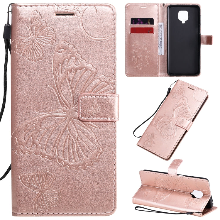 3D Butterflies Embossing Pattern Horizontal Flip Leather Case with Holder & Card Slot & Wallet, For Xiaomi Redmi K30 Pro, For Xiaomi Redmi Note 9 Pro, For Xiaomi Redmi Note 9 / 10X 4G, For Samsung Galaxy A11