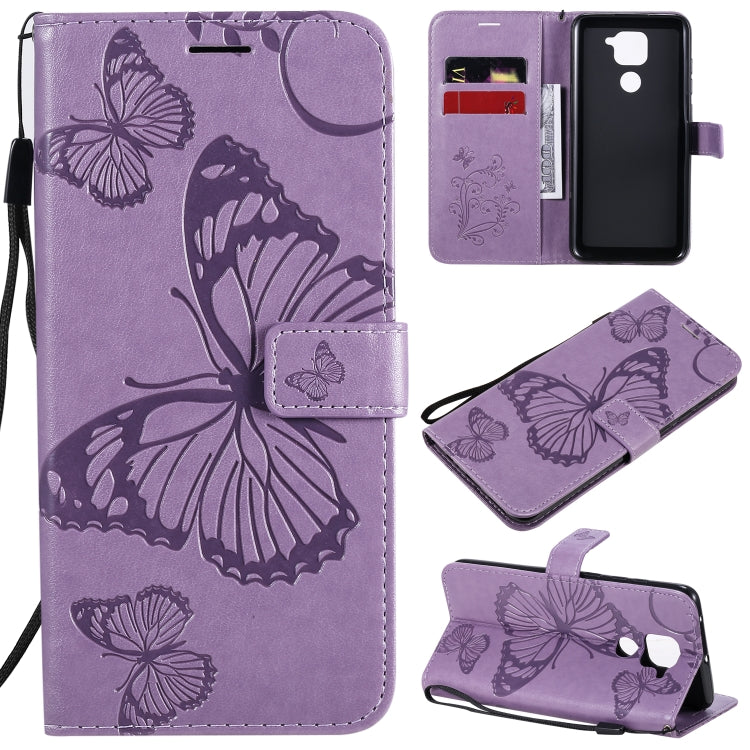 3D Butterflies Embossing Pattern Horizontal Flip Leather Case with Holder & Card Slot & Wallet, For Xiaomi Redmi K30 Pro, For Xiaomi Redmi Note 9 Pro, For Xiaomi Redmi Note 9 / 10X 4G, For Samsung Galaxy A11