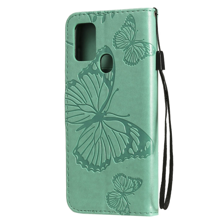 3D Butterflies Embossing Pattern Horizontal Flip Leather Case with Holder & Card Slot & Wallet, For Samsung Galaxy A21s, For Samsung Galaxy A31, For Samsung Galaxy A41, For Samsung Galaxy A51 5G