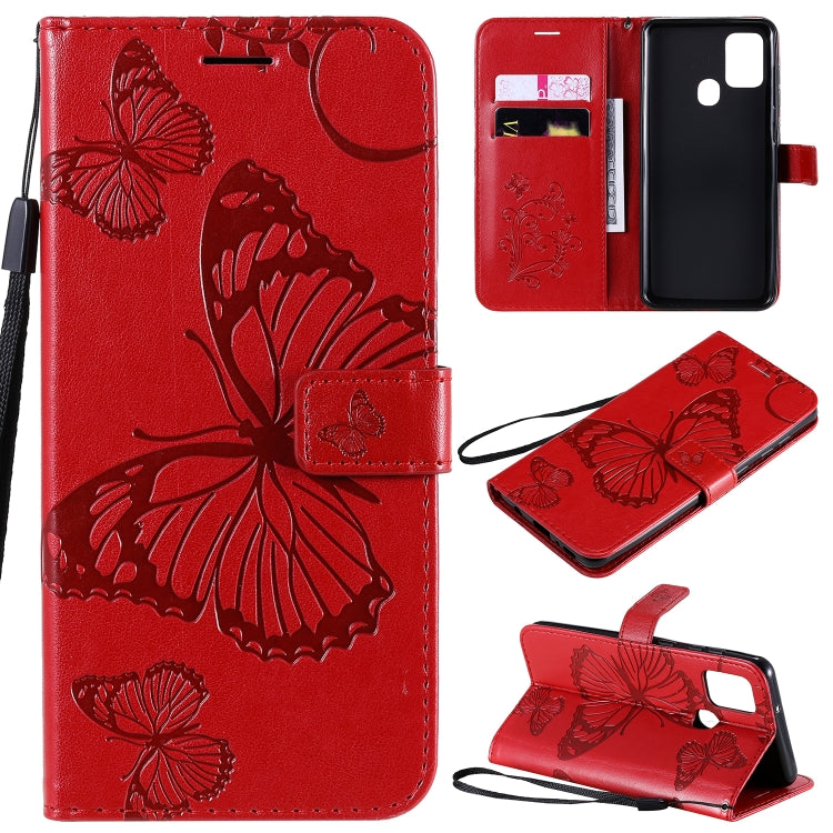 3D Butterflies Embossing Pattern Horizontal Flip Leather Case with Holder & Card Slot & Wallet, For Samsung Galaxy A21s, For Samsung Galaxy A31, For Samsung Galaxy A41, For Samsung Galaxy A51 5G